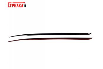 Водосток лобового стекла Стрелка 11 KIA K-Series 1 PU бортовой грузовик дорестайлинг (2004-2025) (черная)