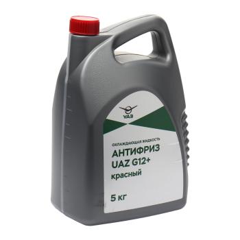 Антифриз красный -40C 5кг G12+ упаковка (ОАО УАЗ)