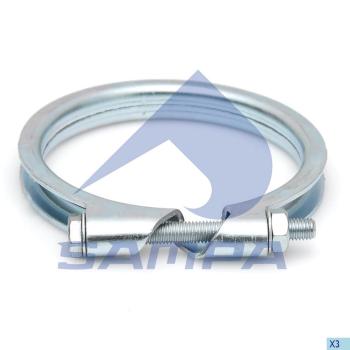 Хомут глушителя VOLVO FH10,12,16 SAMPA