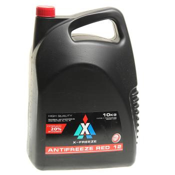 Антифриз красный -40C 10кг G12+ X-FREEZE