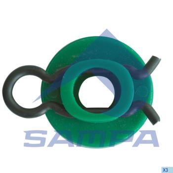 Фиксатор SCANIA P,R series механизма стеклоподъемника (ползунок) SAMPA
