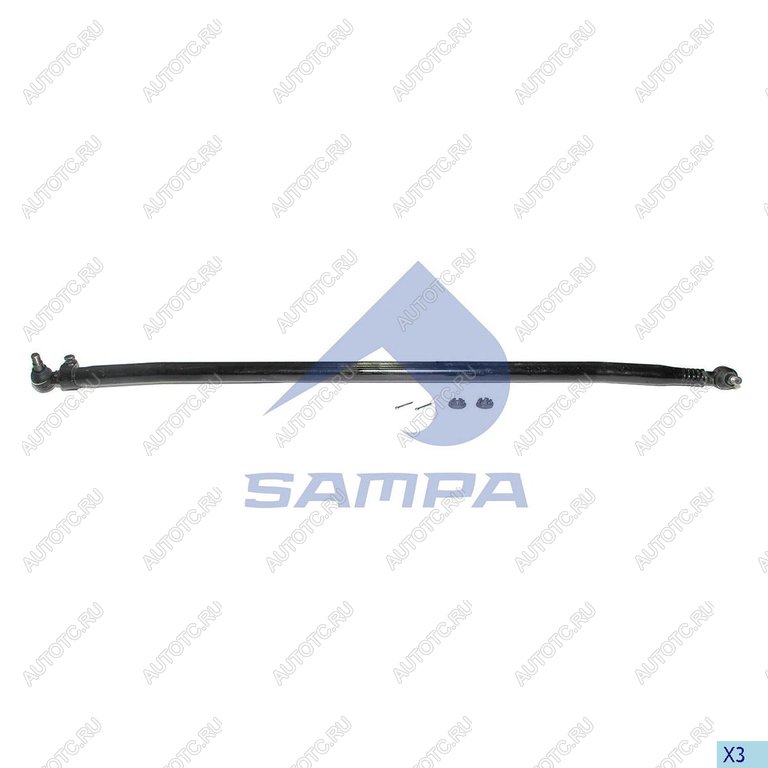7 349 р. Тяга рулевая MAN поперечная L=1680 SAMPA  с доставкой в г. Керчь