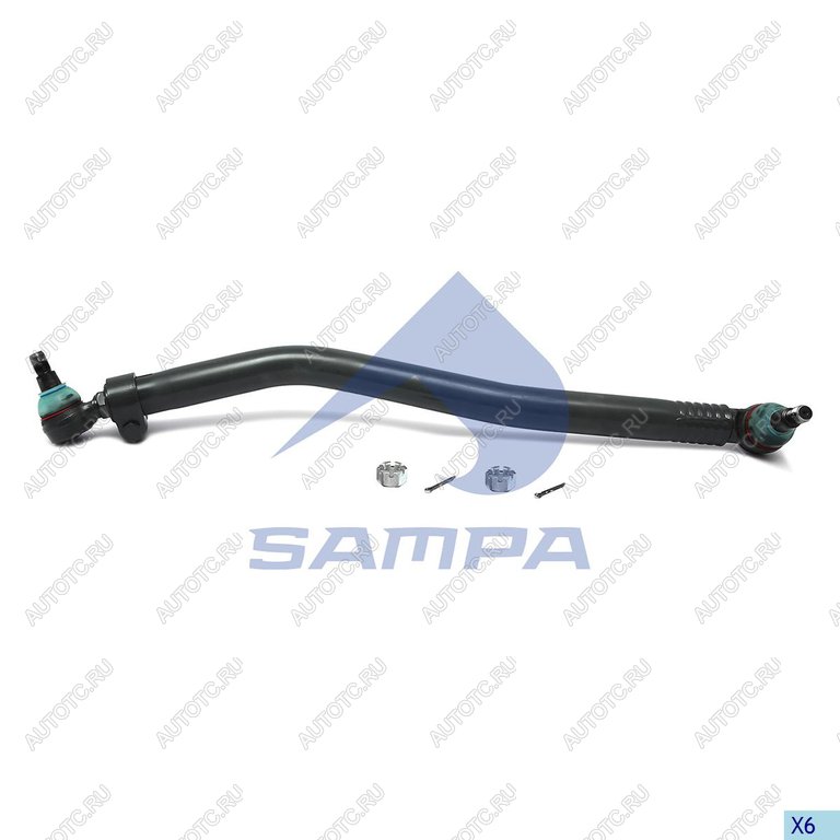 6 349 р. Тяга рулевая RENAULT VOLVO продольная L=898 SAMPA  с доставкой в г. Керчь