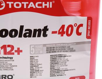 1 189 р. Антифриз красный -40C 5кг G12+ NIRO Coolant TOTACHI  с доставкой в г. Керчь. Увеличить фотографию 2