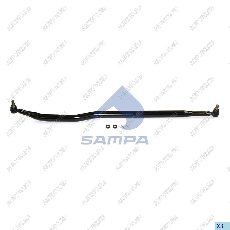 8 949 р. Тяга рулевая MAN продольная L=1800мм SAMPA  с доставкой в г. Керчь
