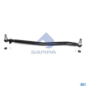 Тяга рулевая SCANIA 4 series продольная L=1053мм SAMPA