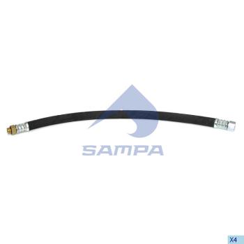 Шланг тормозной VOLVO L=600мм SAMPA