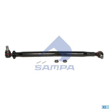 Тяга рулевая MAN продольная L=900мм SAMPA