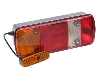 Фонарь задний MAN TGA,TGL,TGM,TGS,TGX левый (с габаритом) АМР разъем снизу SAMPA