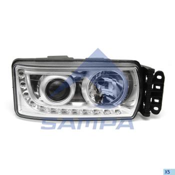 Фара IVECO Stralis правая (дневные ходовые огни) SAMPA