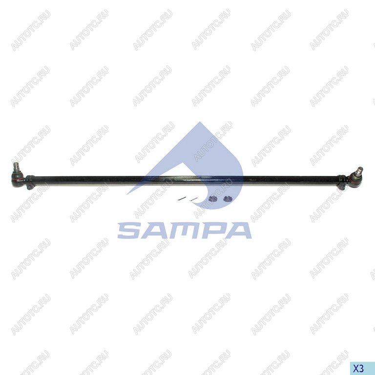 2 449 р. Тяга рулевая RENAULT Kerax поперечная L=1657мм SAMPA  с доставкой в г. Керчь