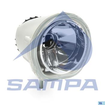 Фара противотуманная IVECO Stralis (03-) праваялевая наружная SAMPA