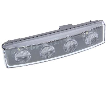 Фонарь габаритный SCANIA P,G,R,T series диодный белый (в козырек) SAMPA