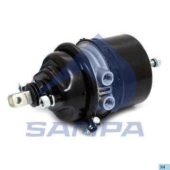 Энергоаккумулятор MAN TGA задний тип 2424 барабанный тормоз (короткий шток) SAMPA