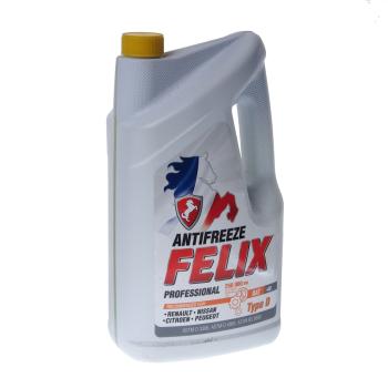 Антифриз желтый -40C 5кг G12+ TYPE D FELIX