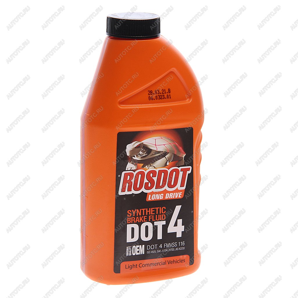 269 р. Жидкость тормозная DOT-4 455г LONG DRIVE ROSDOT  с доставкой в г. Керчь