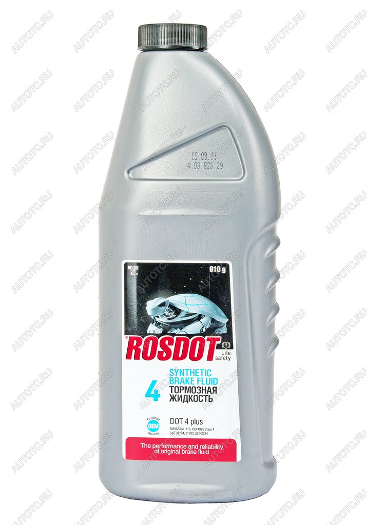 569 р. Жидкость тормозная DOT-4 910г ROSDOT  с доставкой в г. Керчь