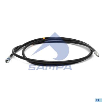 Шланг VOLVO FM9(G1)12(G2) сцепления L=3090мм SAMPA