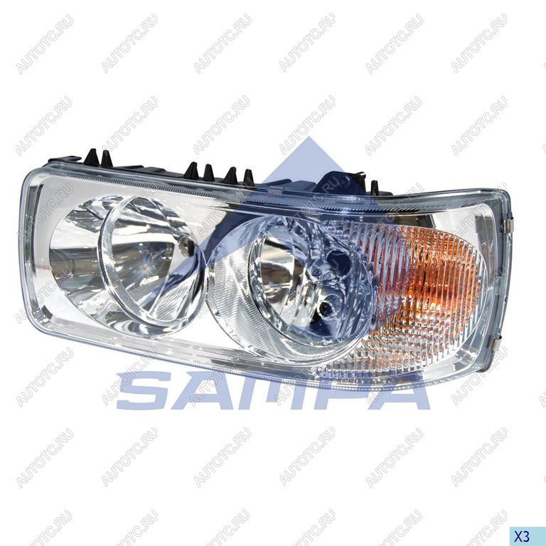 6 549 р. Фара DAF CF,XF65,75,85,95,105 левая SAMPA  с доставкой в г. Керчь
