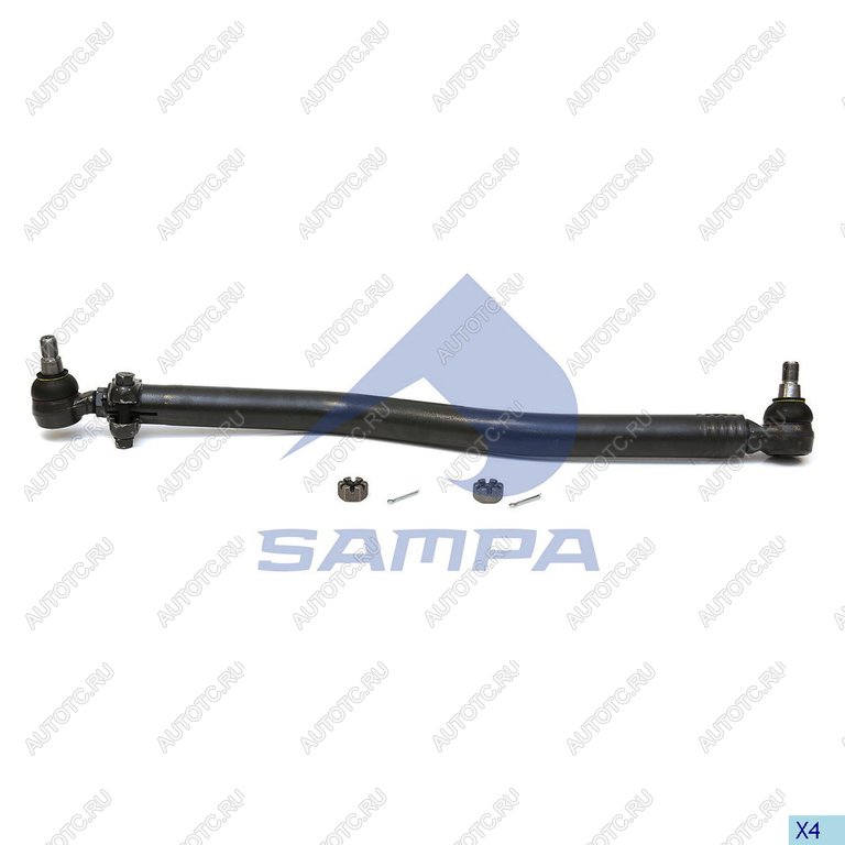 6 299 р. Тяга рулевая RENAULT VOLVO продольная L=900мм SAMPA  с доставкой в г. Керчь