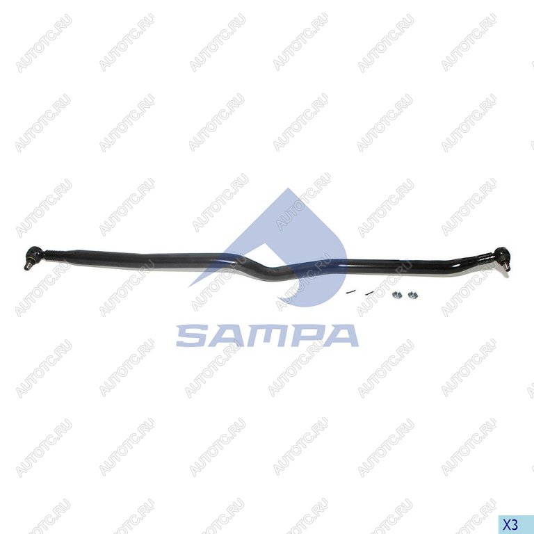 8 449 р. Тяга рулевая SCANIA продольная L=1921мм SAMPA  с доставкой в г. Керчь