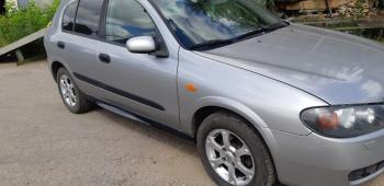 3 499 р. Пластиковые накладки порогов Фанат Тюнинг  Nissan Almera  N16 (2002-2006) хэтчбэк 5 дв. рестайлинг (неокрашенные (глянец под окраску))  с доставкой в г. Керчь. Увеличить фотографию 3