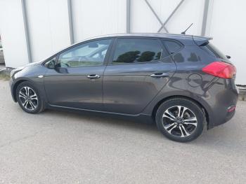3 289 р. Пластиковые накладки порогов Фанат Тюнинг  KIA Ceed  2 JD (2012-2018) дорестайлинг универсал, дорестайлинг, хэтчбэк, рестайлинг универсал, рестайлинг, хэтчбэк (неокрашенные (глянец под окраску))  с доставкой в г. Керчь. Увеличить фотографию 3