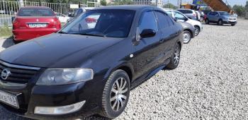 3 499 р. Пластиковые накладки порогов Фанат Тюнинг  Nissan Almera Classic  седан (2006-2013) B10 (неокрашенные (глянец под окраску))  с доставкой в г. Керчь. Увеличить фотографию 2