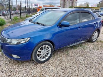 3 499 р. Пластиковые накладки порогов Фанат Тюнинг  KIA Cerato  2 TD (2008-2013) седан (неокрашенные)  с доставкой в г. Керчь. Увеличить фотографию 2