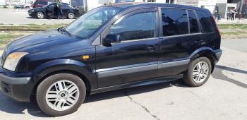 Пластиковые накладки порогов Фанат Тюнинг Ford Fusion  1 (2002-2012) хэтчбэк дорестайлинг,  рестайлинг, хэтчбэк