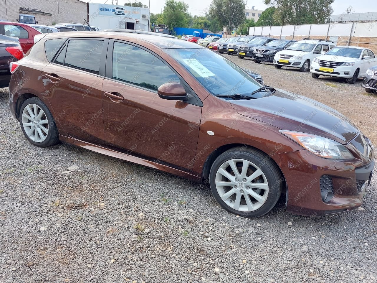 3 499 р. Пластиковые накладки порогов Фанат Тюнинг  Mazda 3/Axela  BL (2011-2013) рестайлинг, хэтчбэк (неокрашенные (глянец под окраску))  с доставкой в г. Керчь