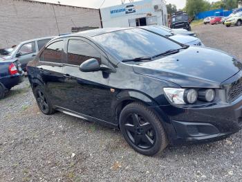 3 499 р. Пластиковые накладки порогов Фанат Тюнинг Chevrolet Aveo T300 седан (2011-2015) (неокрашенные)  с доставкой в г. Керчь. Увеличить фотографию 3