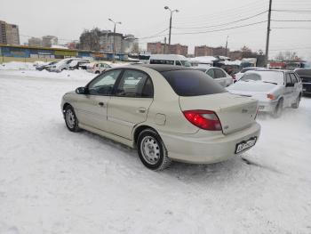3 499 р. Пластиковые накладки порогов Фанат Тюнинг  KIA Rio  1 DC (2000-2005) дорестайлинг седан, рестайлинг седан (неокрашенные (глянец под окраску))  с доставкой в г. Керчь. Увеличить фотографию 6