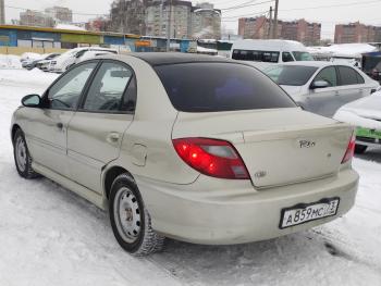 3 499 р. Пластиковые накладки порогов Фанат Тюнинг  KIA Rio  1 DC (2000-2005) дорестайлинг седан, рестайлинг седан (неокрашенные (глянец под окраску))  с доставкой в г. Керчь. Увеличить фотографию 9