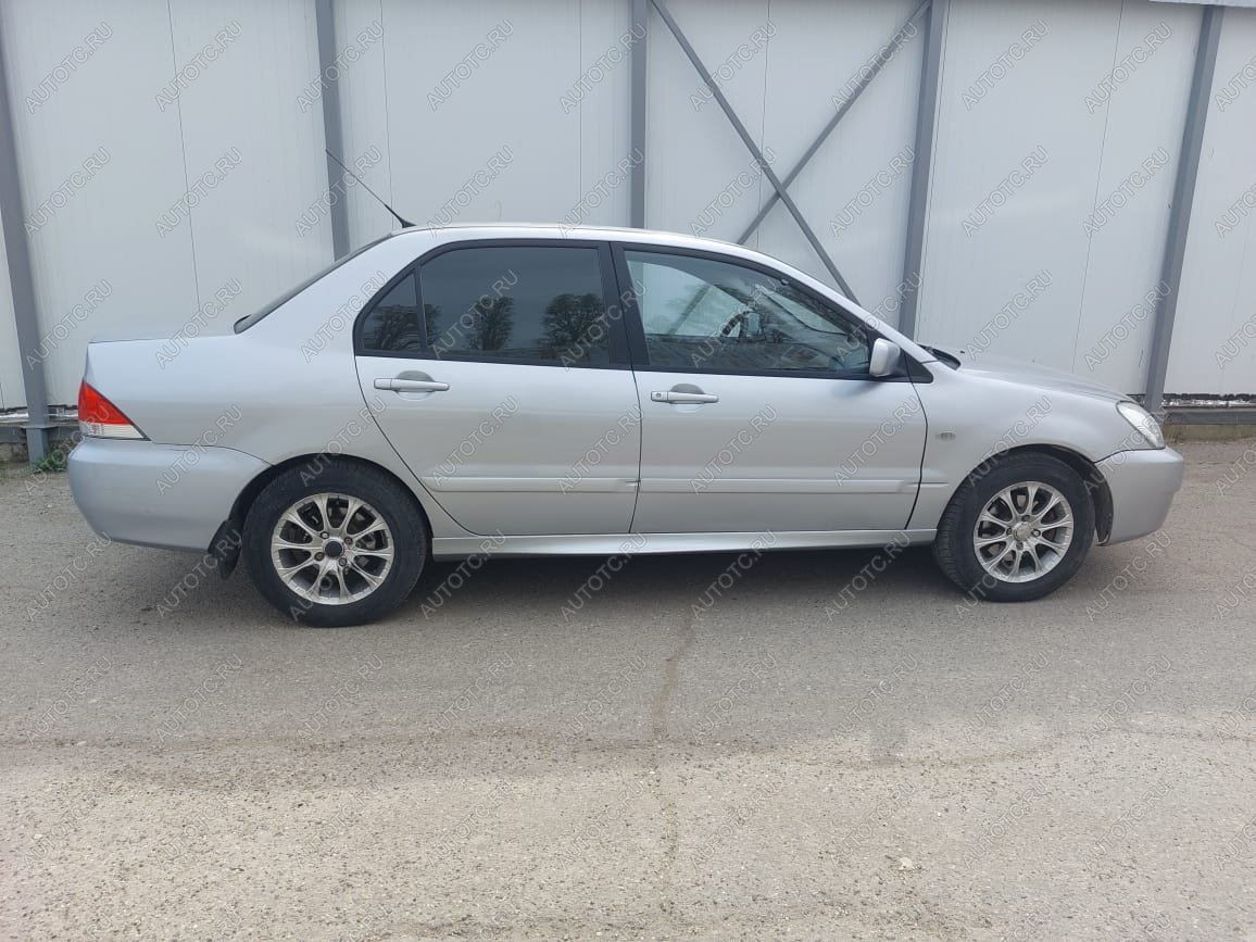 3 499 р. Пластиковые накладки порогов Фанат Тюнинг  Mitsubishi Lancer  9 CS (2000-2009) седан дорестайлинг, седан 1-ый рестайлинг, универсал 1-ый рестайлинг, седан 2-ой рестайлинг, универсал 2-ой рестайлинг (неокрашенные (глянец под окраску))  с доставкой в г. Керчь