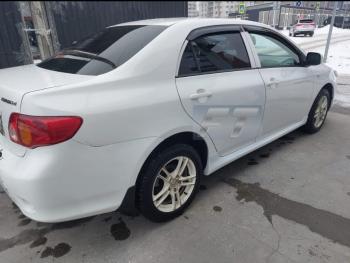 3 289 р. Пластиковые накладки порогов Фанат Тюнинг  Toyota Corolla  E150 (2006-2013) седан дорестайлинг, седан рестайлинг (неокрашенные (глянец под окраску))  с доставкой в г. Керчь. Увеличить фотографию 4