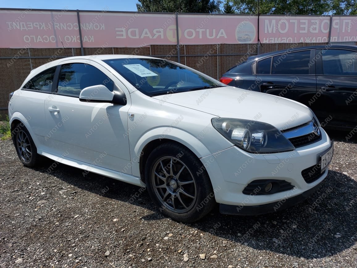 3 499 р. Пластиковые накладки порогов Фанат Тюнинг  Opel Astra  H GTC (2004-2011) хэтчбек 3 дв. дорестайлинг, хэтчбек 3 дв. рестайлинг (неокрашенные (глянец под окраску))  с доставкой в г. Керчь