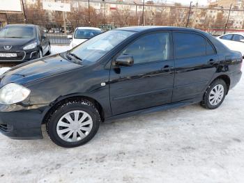 3 499 р. Пластиковые накладки порогов Фанат Тюнинг  Toyota Corolla  E120 (2000-2007) седан дорестайлинг, универсал дорестайлинг, хэтчбек 5 дв. дорестайлинг, седан рестайлинг, универсал рестайлинг, хэтчбек рестайлинг (неокрашенные (глянец под окраску))  с доставкой в г. Керчь. Увеличить фотографию 6