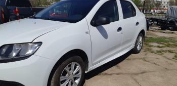 3 499 р. Пластиковые накладки порогов Фанат Тюнинг  Renault Logan ( 1,  2) (2004-2025) дорестайлинг, рестайлинг, дорестайлинг, рестайлинг (неокрашенные (глянец под окраску))  с доставкой в г. Керчь. Увеличить фотографию 2