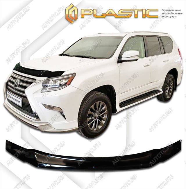 1 999 р. Дефлектор капотаClassic черныйLexusGX 4602013 – 2022URJ150  с доставкой в г. Керчь