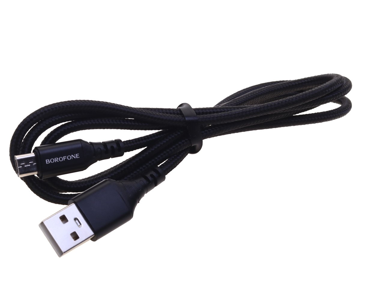 92 р. Кабель micro USB 1м черный BOROFONE  с доставкой в г. Керчь