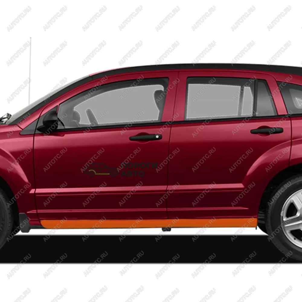 2 799 р. Dodge Caliber ремонтные пороги  с доставкой в г. Керчь