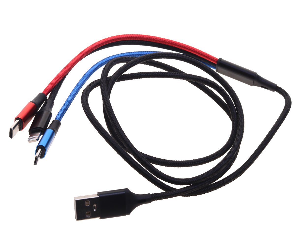 399 р. Кабель iPhone (5-)micro USBUSB Type C 1.2м WIIIX  с доставкой в г. Керчь