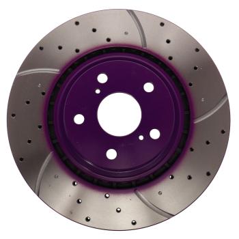 9 949 р. Диск тормозной TOYOTA Highlander (07-),Rav 4 (13-) LEXUS RX (09-) перед.(перфорированный)(1шт.) NIBK  с доставкой в г. Керчь. Увеличить фотографию 3