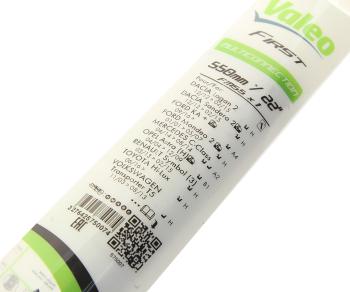1 089 р. Щетка стеклоочистителя 550мм бескаркасная First Pyramid Multiconnection V2 VALEO  с доставкой в г. Керчь. Увеличить фотографию 5