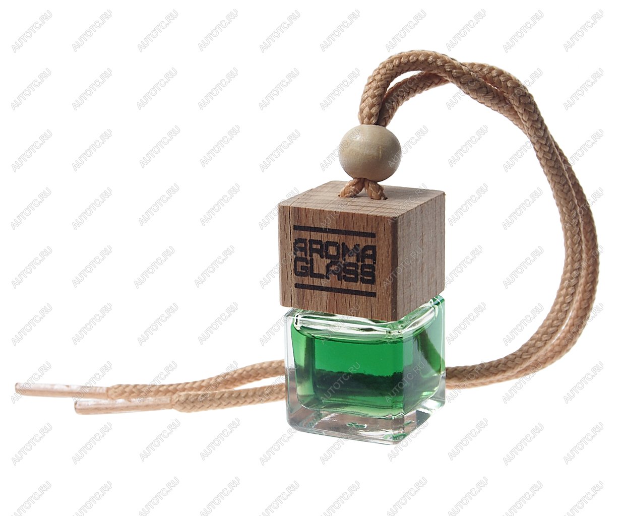 171 р. Ароматизатор подвесной жидкостный (Aqua de Melon) с деревянной крышкой Aroma Glass FOUETTE  с доставкой в г. Керчь