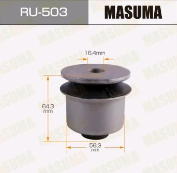 Сайлентблок TOYOTA Avensis (06-) рычага заднего MASUMA