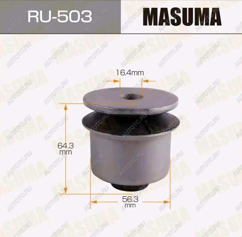 1 199 р. Сайлентблок TOYOTA Avensis (06-) рычага заднего MASUMA  с доставкой в г. Керчь