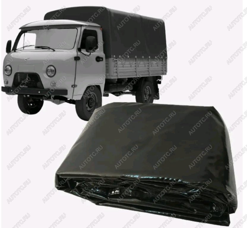 7 849 р. Тент УАЗ-33036 (металлическая платформа) 2-х сторонний усиленный НО ТЕНТ-ПРОМ  с доставкой в г. Керчь