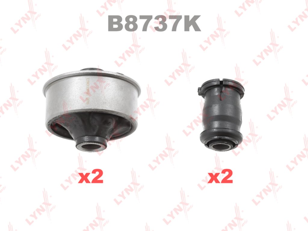 3 179 р. Сайлентблок TOYOTA Corolla (01-07) рычага переднего (комплект 4 шт.) LYNX  с доставкой в г. Керчь